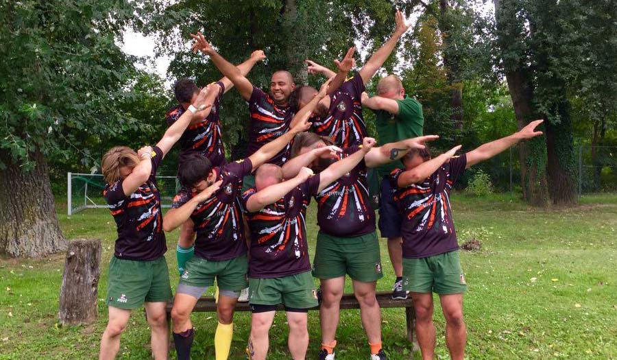 Rugby Club Graz Team jubelt